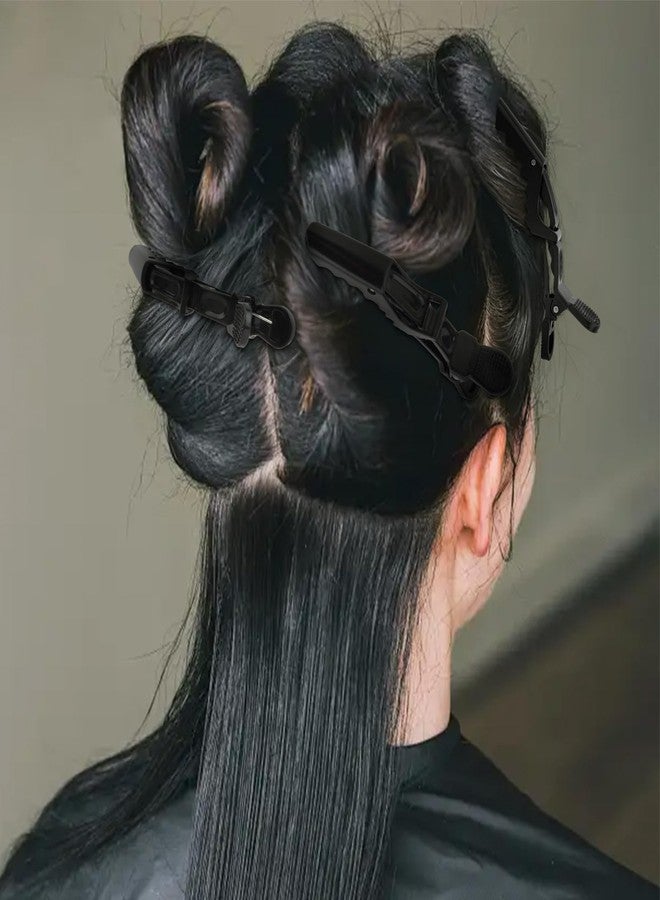 Amariver 30-Pack Alligator Hair Clips for Styling - Professional Non-Slip Hair Clamps for Women & Girls (Black) - Image 4